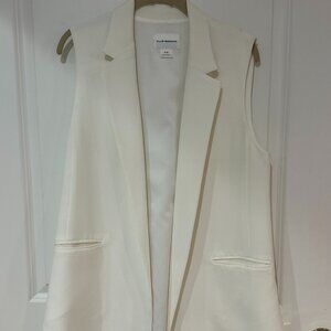 Club Monaco Cream Longline Blazer